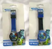 Unisex Kids Two Monster University LCD Watch Wristwatch Digital Watches-New!