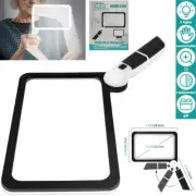 48 LED Handheld Magnifying Glass 5X with Light - Portable Reading Magnifier