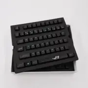 ROG Theme ABS Keycaps Backlit 104 Keys Black OEM Height For Mechanical Keyboard