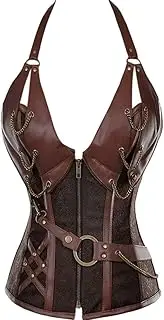 [Alivila.Y Fashion] Corset Women's Steel Boned Retro Goth Steampunk Corset