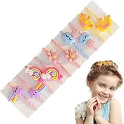 Kids Hair Bands for Girls | Cute Cartoon Hair Bands Soft Elastics Hair Bands - Small Lightweight Colored Hair Rubber Bands Girls Hair Accessories Elastic Hair Ties