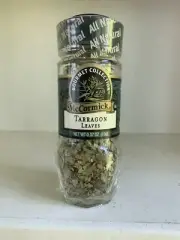 TARRAGON LEAVES Sealed Vtg McCormick Spice Jar Spice Bottle Black Lid Expired