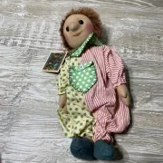 Wonderful Heidi Steiner Plush Doll with Tag "Quincy” Rare