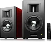AirPulse A300PRO Hi-Res Audio Certified Active Speaker System Built-in Amplifier Optical, Coaxial, Bluetooth 5.0 aptX, RCA, AUX, and USB Inputs - Pair