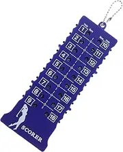 EXAOMBLE Golf Scoreboard Portable Bar Shape Score Counter Accurate Scoring Supply for Better Game Results Tool for Golf Competitions