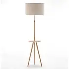 Modern Floor Lamp Reading Study Bedroom Home Living Shaded Light 165cm Beige