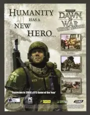 Warhammer 40,000 Dawn Of War Winter Assault PC Game Promo Ad Art Print Poster