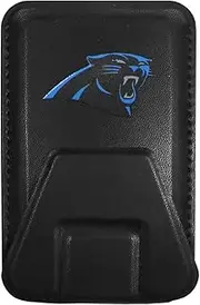 Siskiyou Sports Carolina Panthers Magnetic Phone Wallet, Black, One Size, Black, One Size, Carolina Panthers Magnetic Phone Wallet