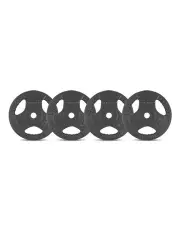 [Cortex] 5kg Tri Grip Standard Plates 25mm Set of 4 in Black