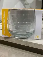 McDonalds 50 Years of Maccas The Cheese Melt Pattern Wobbling Glass (5 Glasses)