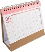 HONMEET Decorative Month Calendar Office Standing Calendar Academic Desk Calendar Memo Pad for Recording
