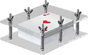 Card Press - Clear Acrylic Card Flatten Device | Portable Card Flatten Tool, Card Container, Card Correcting Tool for Collectible Cards