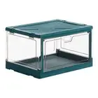 Kitchen Organization Container Closet Storage Box Transparent Stackable Bins