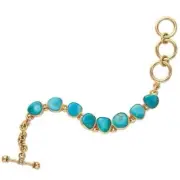 Charles Albert Alchemia Turquoise Toggle Bracelet~NWT(Retail $255)