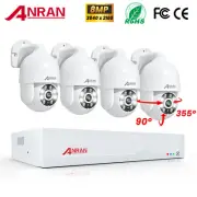 ANRAN 8CH 8MP PoE PTZ Security Camera System AI Detection Color Night Vision