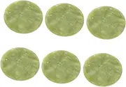 minkissy Lash Extension Accessories 6pcs Jade Gaskets Glue Pad Kit for Salon Home Sturdy Non-porous