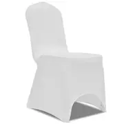 Chair Cover Stretch White 50 pcs vidaXL