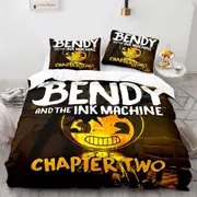 v1514 Bed Sheets Bendy Duvet Cover Digital Printing Quilt Cover pcs Cute Bedding Set Queen King Size Comforter Cover Single Double Bedclothes 3-Piece