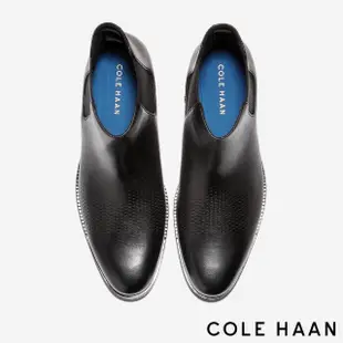 【Cole Haan】WASHINGTON GRAND LASER CHELSEA BOOT 雷射雕孔 切爾西靴男靴(經典黑-C38373)