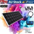 12V 400W Fixed Solar Panel Kit Caravan Camping Home Battery Charging Regulator
