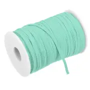 Flat Elastic Band for Sewing 1/8" x 109 Yards Blue Green Stretch Strap Roll