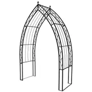 Takasho Cathedral Garden Arch - Decorative Metal Archway for Climbing Plants & Outdoor Decor