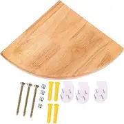 Ciieeo 1 Set Corner Floating Shelf Multi Functional Wall Shelf for Plants and Adhesive Floating Corner Holder Elegant Storage for Bedroom