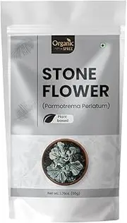Organic Spree Stone Flower 50gm (1.76oz) Dagad Phool – Kalpasi – Pure and Natural 50gm
