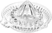 ELAYARD Glass Citrus Juicer Portable Manual Lemon Squeezer for Easy Juice Extraction Ergonomic Design Sturdy Glass Material Convenient Kitchen Tool for Home Use