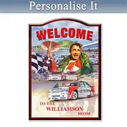 Peter Brock Personalised Welcome Sign