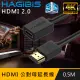 HAGiBiS HDMI2.0版4K高清畫質公對母延長線【0.5M】