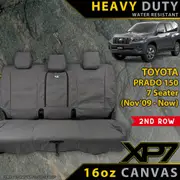 Toyota Prado 150 7-Seater 2nd Row XP7 Heavy Duty Canvas Seat Covers (In Stock)
