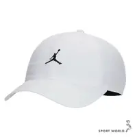 在飛比找蝦皮商城優惠-Nike 帽子 棒球帽 Jordan 輕薄 軟帽 白【運動世