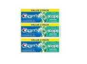BL Crest Toothpaste 5.4 oz Plus Scope Value Pk 2 Minty Fresh - THREE PACK