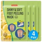 Purederm Shiny & Soft Foot Peeling Mask Feet Exfoliating 4 Pair