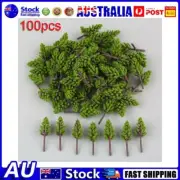100x Architecture Scenery Model Railway People HO OO Gauge Pine Trees 38mm
