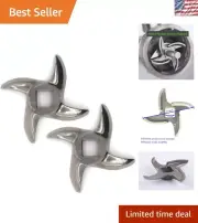 Precision Stainless Steel Knife Cutters for Electric Meat Grinders - 12mm Size