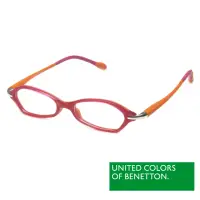 在飛比找momo購物網優惠-【BENETTON 班尼頓】專業兒童眼鏡 不規則曲面雙色設計