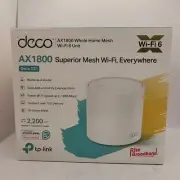 NEW Deco AX1800 Whole Home Mesh Wi-Fi 6 Unit Deco X21