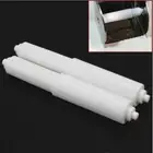 White Replacement Toilet Paper Roll Holder Roller Spindle Spring 2024