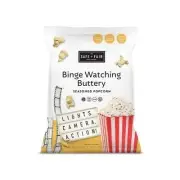 Safe + Fair Drizzled Kettle Popped Binge Popcorn, 1.125 Pound, 6 Per Case