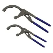 Auto Oil Filter Pliers Set - Multi-Purpose Oil Filter Wrench 9" & 12"