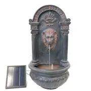 Lions Head Solar Water Feature Water Fountain F811A2