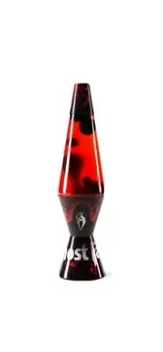 14.5” Ghostface Scream Black Wax/Red Liquid Lava Lamp Ghost Face Horror NEW