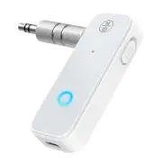 Aux Bluetooth Adapter for Car, 2 in 1 Transmitter&Receiver-White