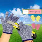 HPPE Work Safety Gloves Grey Pink Blue Protective Mittens Handicraft