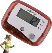 Calorie Step Counter - Accurate Digital Pedometer | Lightweight Walking Pedometer with Clip, Distance in Km, Compact Step Calculator for Men, Women, Active Adults or S
