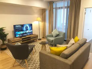 中央商業區的2臥室公寓 - 79平方公尺/2間專用衛浴Stylish luxury 2Bed 2Bath Apartment+Netflix+WiFi