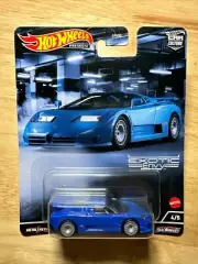 NEW Hot Wheels Premium Car Culture Exotic Envy '94 BUGATTI EB110 Nice Card!