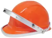 ERB 15195 E21 Aluminum Face Shield Bracket For Omega Style Caps, Silver